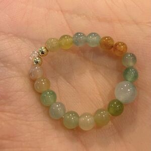 NEW Handcrafted Natural Burmese A-Grade Icy “Candy Color” Jadeite Ring